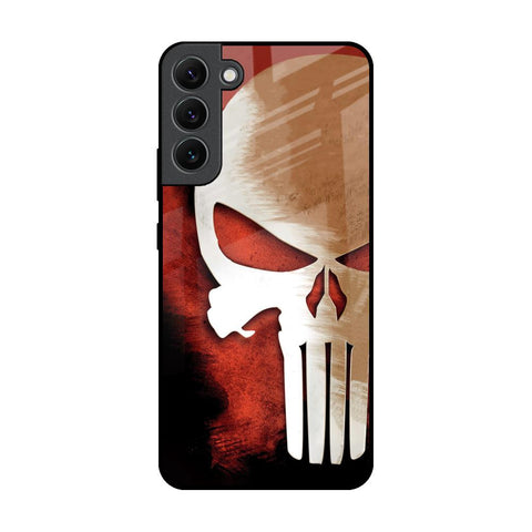 Red Skull Samsung Galaxy S22 Plus 5G Glass Back Cover Online