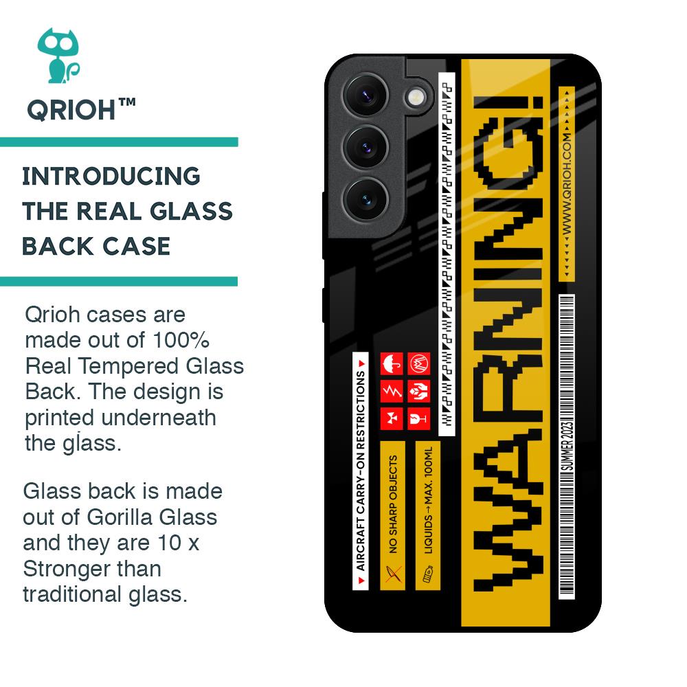 Aircraft Warning Glass Case for Samsung Galaxy S22 Plus 5G