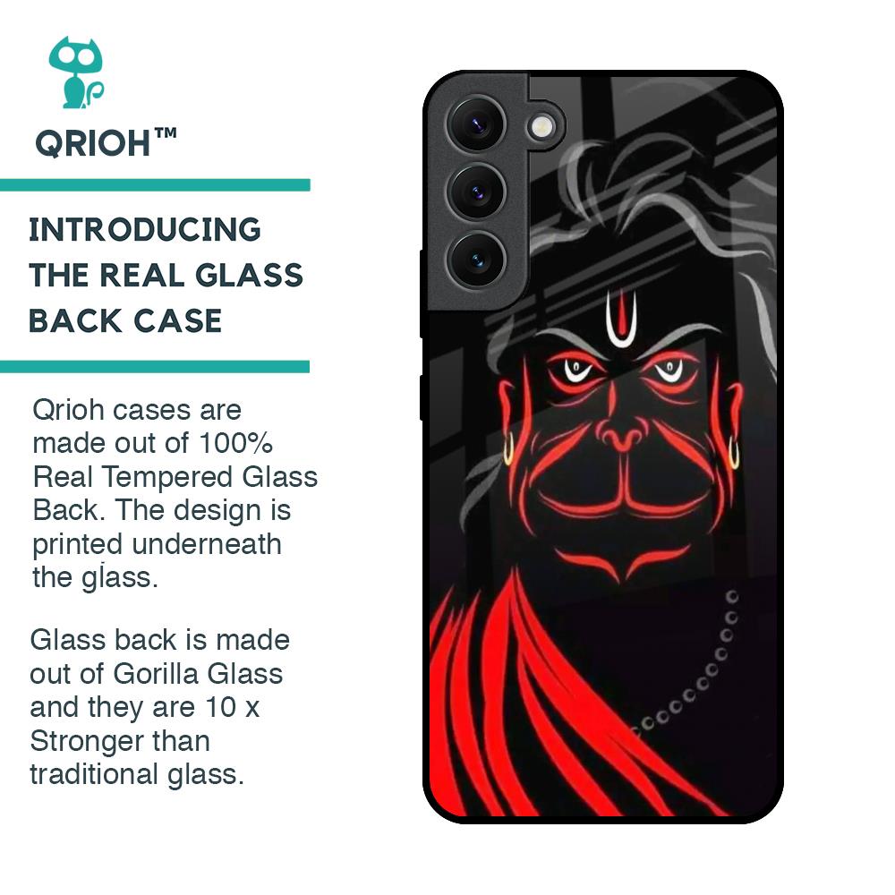 Lord Hanuman Glass Case For Samsung Galaxy S22 Plus 5G