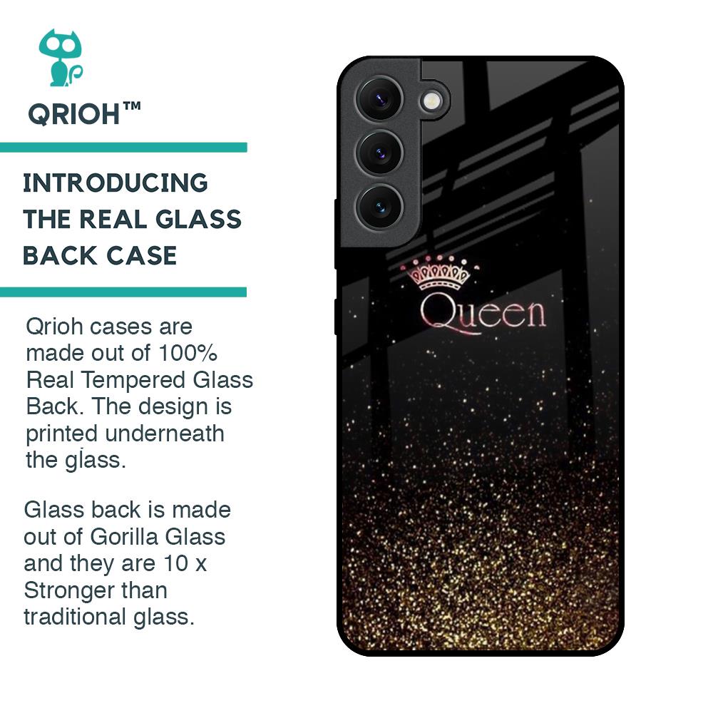I Am The Queen Glass Case for Samsung Galaxy S22 Plus 5G