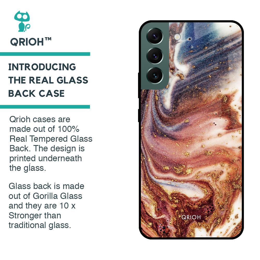 Exceptional Texture Glass Case for Samsung Galaxy S22 Plus 5G