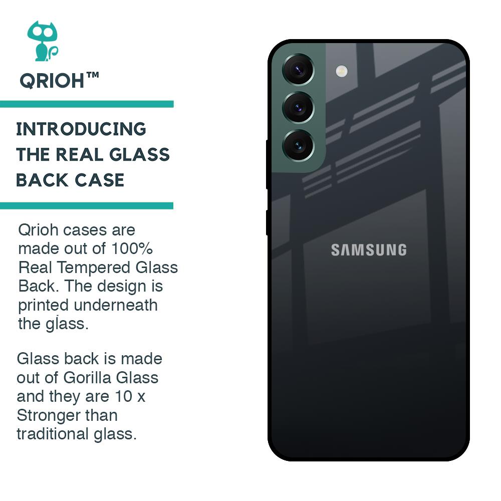 Stone Grey Glass Case For Samsung Galaxy S22 Plus 5G