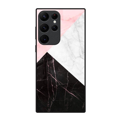 Marble Collage Art Samsung Galaxy S22 Ultra 5G Glass Back Cover Online