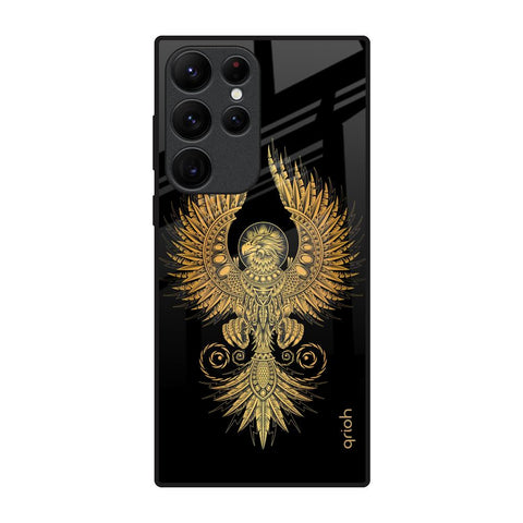 Mythical Phoenix Art Samsung Galaxy S22 Ultra 5G Glass Back Cover Online