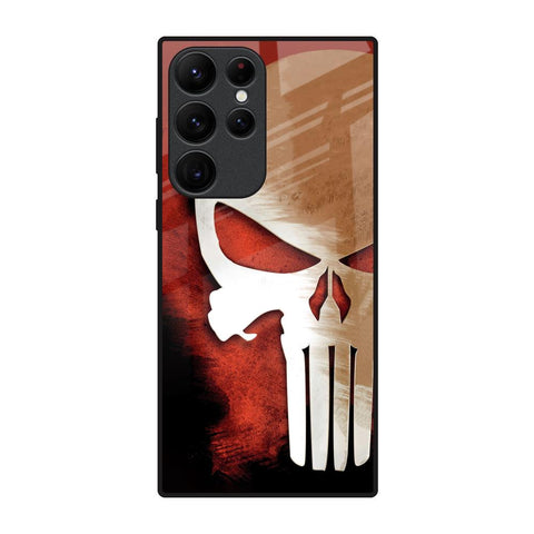 Red Skull Samsung Galaxy S22 Ultra 5G Glass Back Cover Online