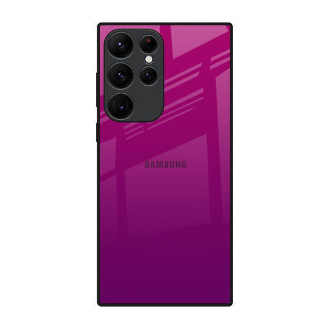 Magenta Gradient Samsung Galaxy S22 Ultra 5G Glass Back Cover Online