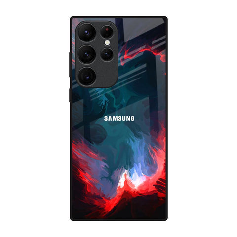 Brush Art Samsung Galaxy S22 Ultra 5G Glass Back Cover Online