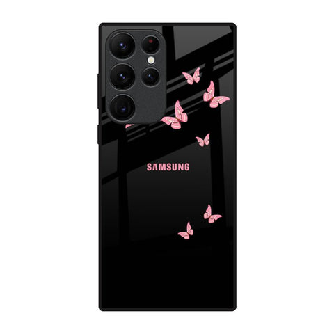 Fly Butterfly Samsung Galaxy S22 Ultra 5G Glass Back Cover Online