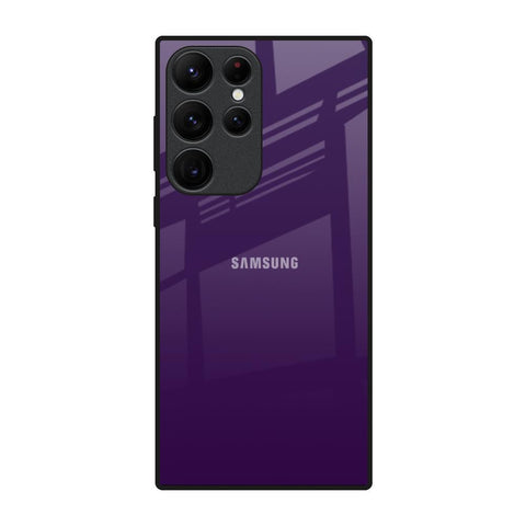 Dark Purple Samsung Galaxy S22 Ultra 5G Glass Back Cover Online