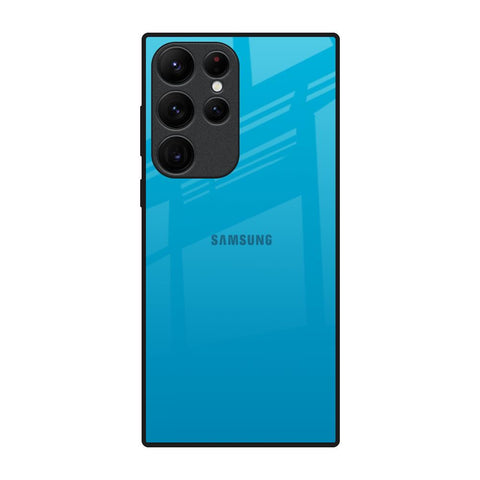 Blue Aqua Samsung Galaxy S22 Ultra 5G Glass Back Cover Online