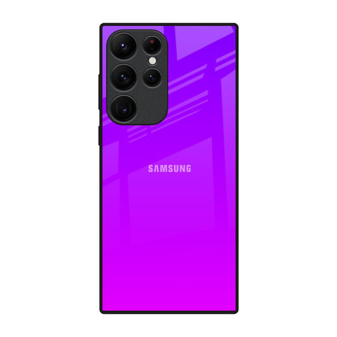 Purple Pink Samsung Galaxy S22 Ultra 5G Glass Back Cover Online