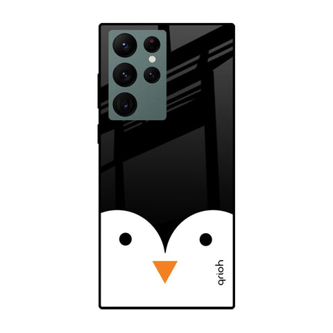 Cute Penguin Samsung Galaxy S22 Ultra 5G Glass Cases & Covers Online