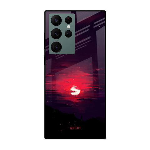 Morning Red Sky Samsung Galaxy S22 Ultra 5G Glass Cases & Covers Online