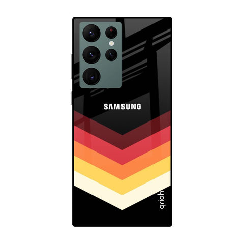 Abstract Arrow Pattern Samsung Galaxy S22 Ultra 5G Glass Cases & Covers Online