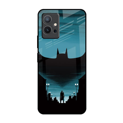 Cyan Bat Vivo Y75 5G Glass Back Cover Online