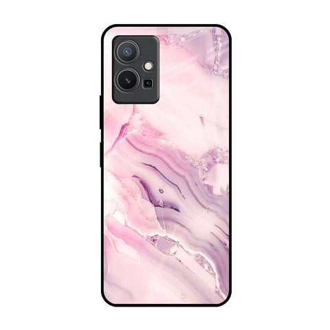 Diamond Pink Gradient Vivo Y75 5G Glass Back Cover Online
