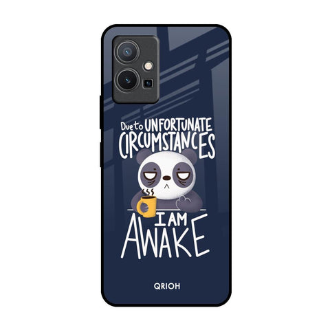 Struggling Panda Vivo Y75 5G Glass Back Cover Online