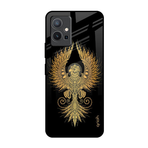 Mythical Phoenix Art Vivo Y75 5G Glass Back Cover Online