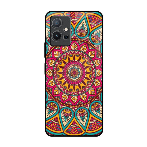 Elegant Mandala Vivo Y75 5G Glass Back Cover Online