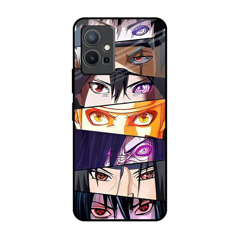 Anime Eyes Vivo Y75 5G Glass Back Cover Online