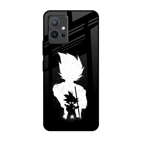 Monochrome Goku Vivo Y75 5G Glass Back Cover Online