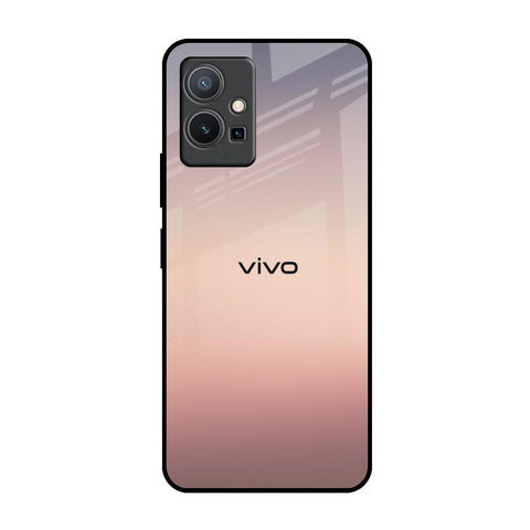 Golden Mauve Vivo Y75 5G Glass Back Cover Online
