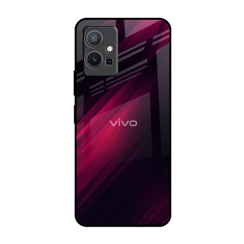 Razor Black Vivo Y75 5G Glass Back Cover Online