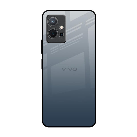 Smokey Grey Color Vivo Y75 5G Glass Back Cover Online