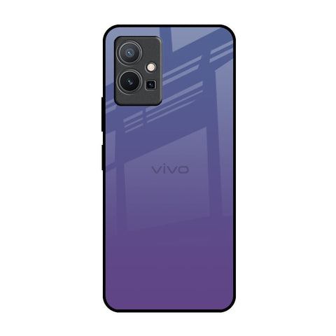 Indigo Pastel Vivo Y75 5G Glass Back Cover Online