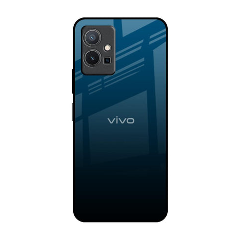 Sailor Blue Vivo Y75 5G Glass Back Cover Online