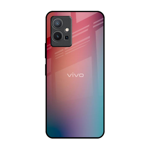 Dusty Multi Gradient Vivo Y75 5G Glass Back Cover Online