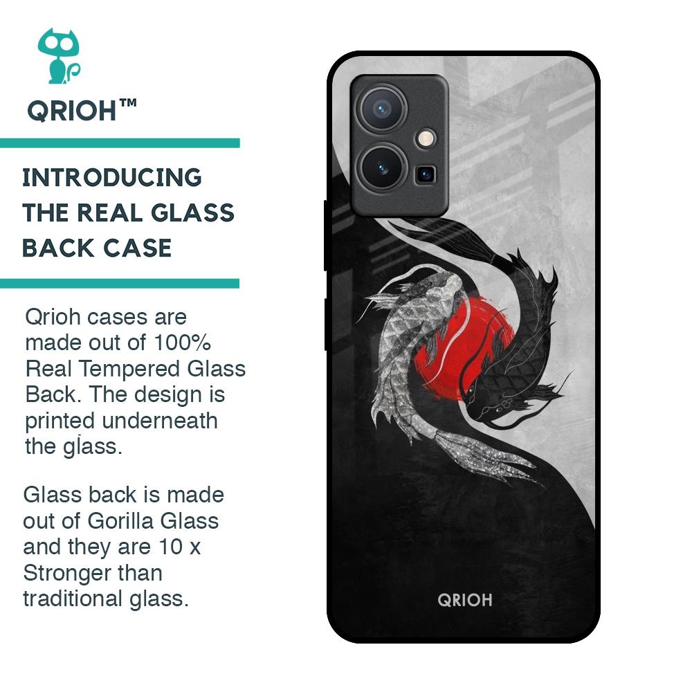 Japanese Art Glass Case for Vivo Y75 5G
