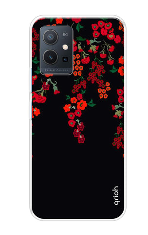 Floral Deco Vivo Y75 5G Back Cover