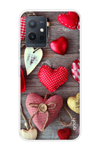 Valentine Hearts Vivo Y75 5G Back Cover