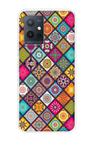 Multicolor Mandala Vivo Y75 5G Back Cover