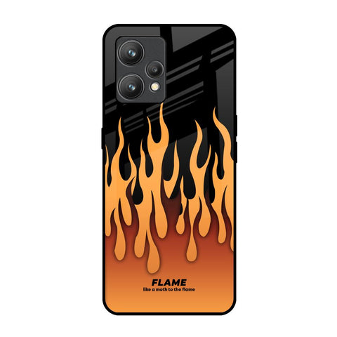 Fire Flame Realme 9 Pro Plus Glass Back Cover Online
