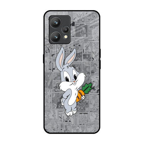 Cute Baby Bunny Realme 9 Pro Plus Glass Back Cover Online