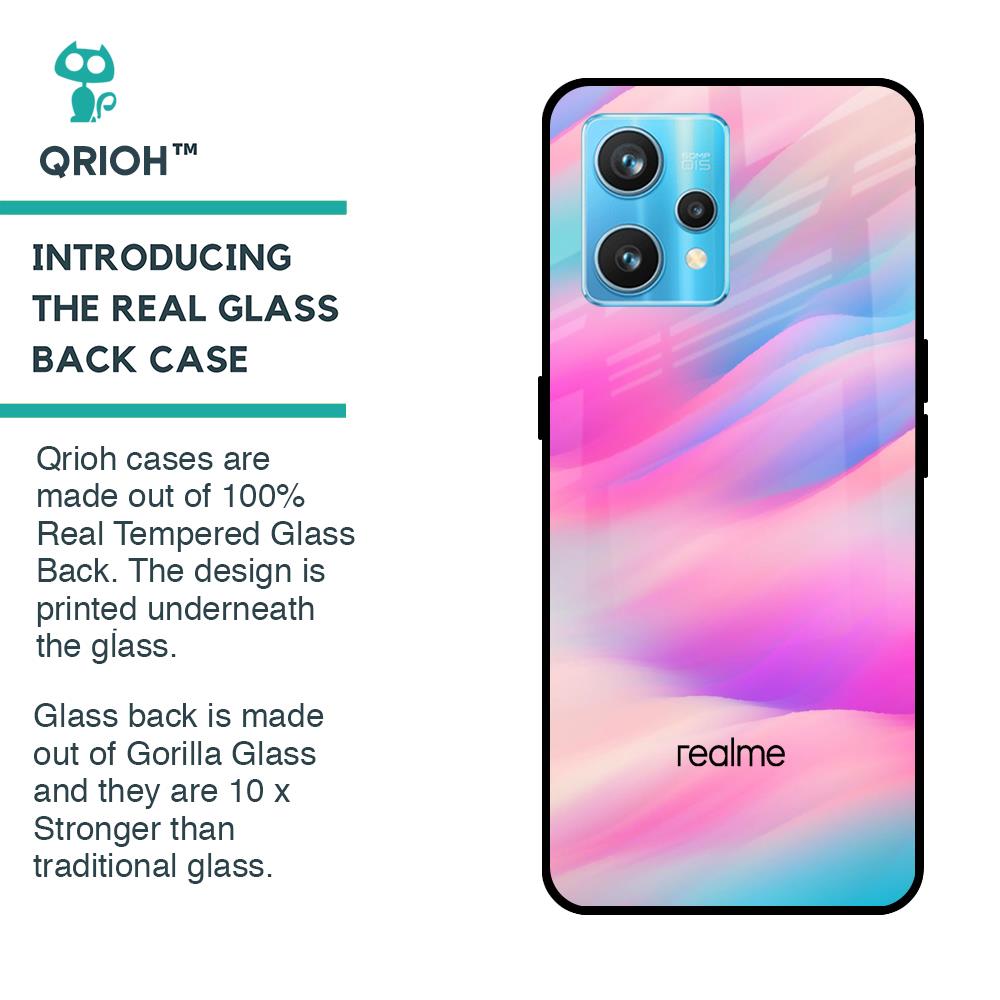 Colorful Waves Glass case for Realme 9 Pro Plus
