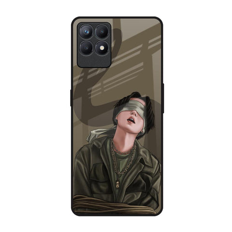 Blind Fold Realme Narzo 50 Glass Back Cover Online