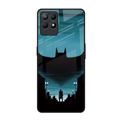 Cyan Bat Realme Narzo 50 Glass Back Cover Online