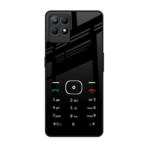Classic Keypad Pattern Realme Narzo 50 Glass Back Cover Online