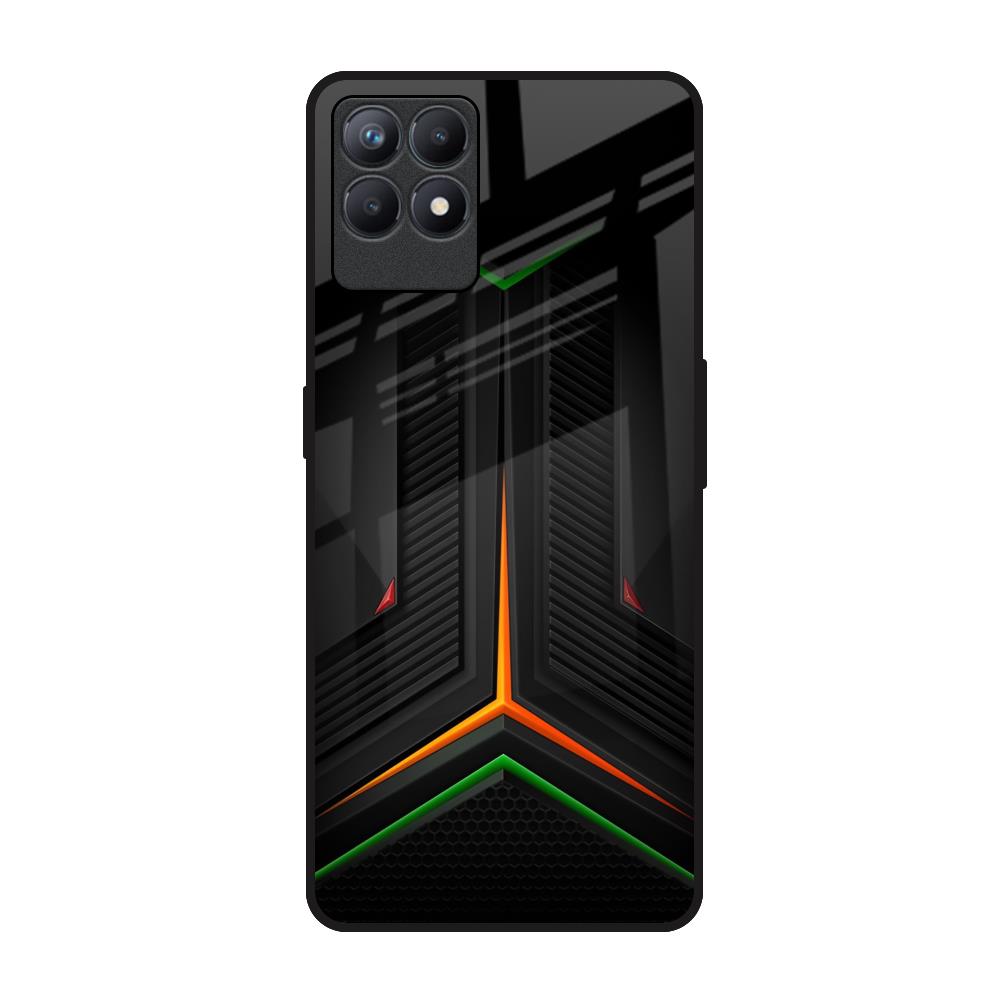 Modern Ultra Chevron Realme Narzo 50 Glass Back Cover Online