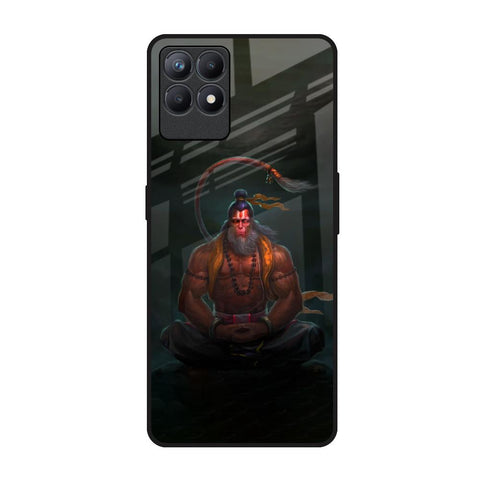 Lord Hanuman Animated Realme Narzo 50 Glass Back Cover Online