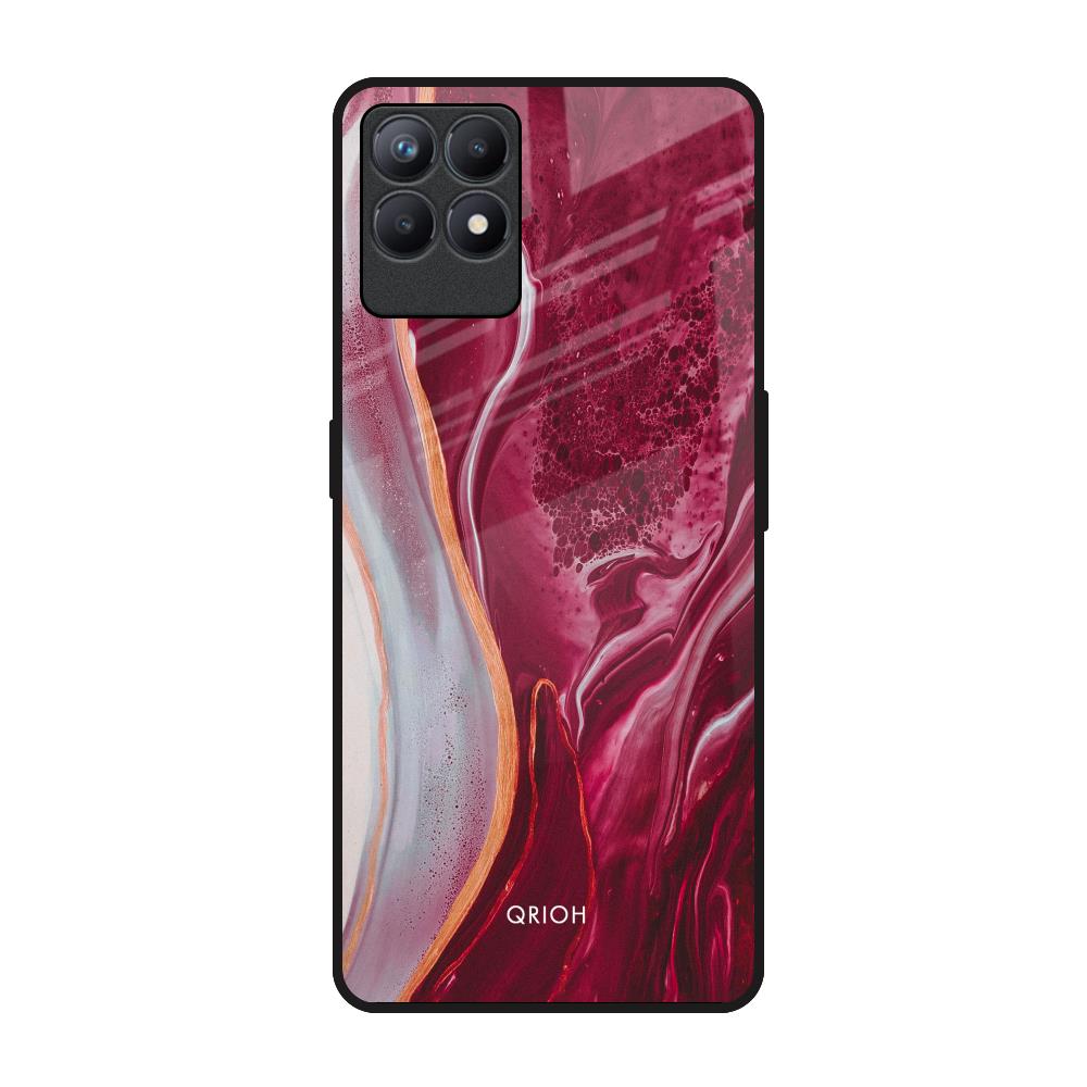 Crimson Ruby Realme Narzo 50 Glass Back Cover Online