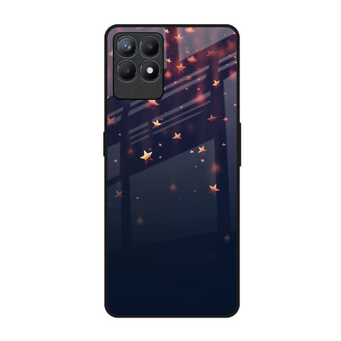 Falling Stars Realme Narzo 50 Glass Back Cover Online