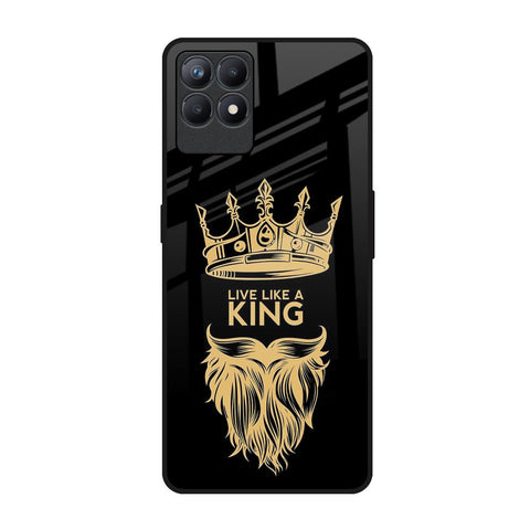 King Life Realme Narzo 50 Glass Back Cover Online