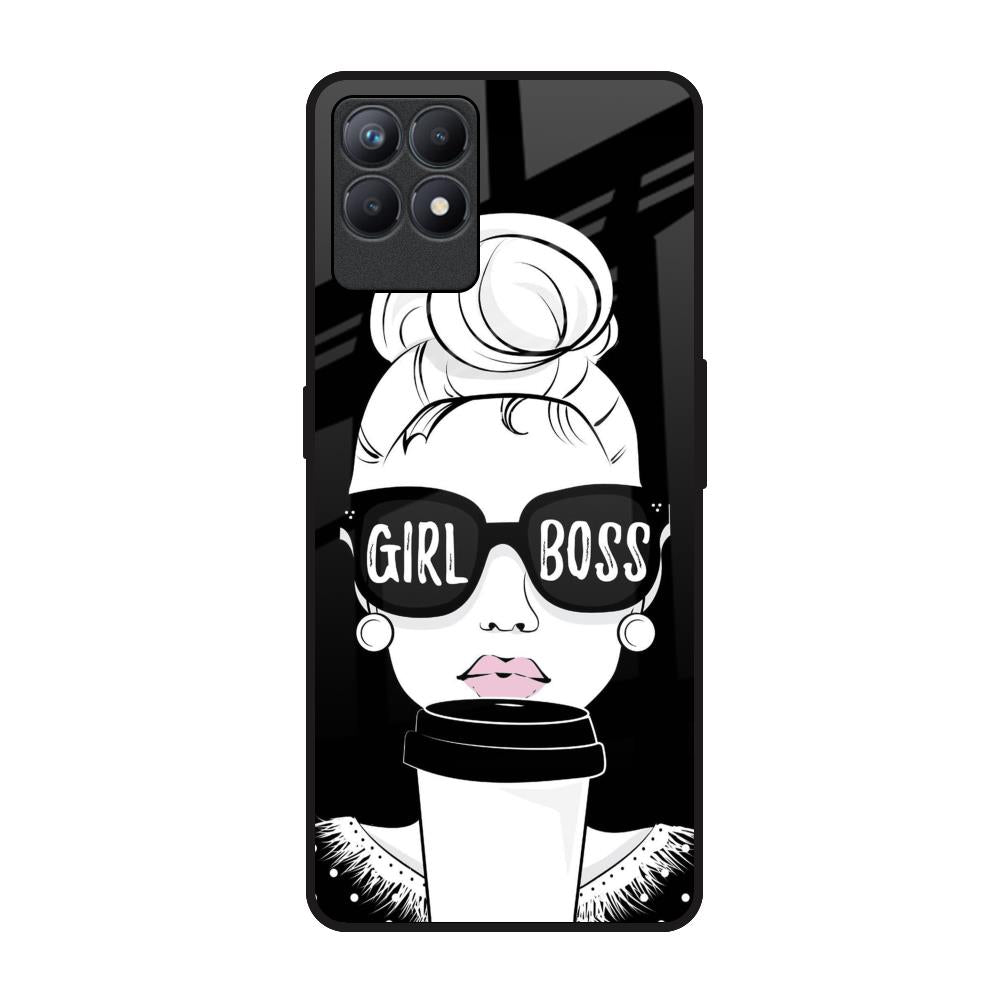 Girl Boss Realme Narzo 50 Glass Back Cover Online