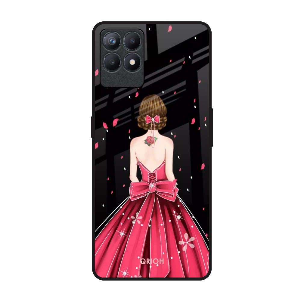 Fashion Princess Realme Narzo 50 Glass Back Cover Online