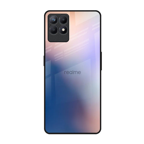 Blue Mauve Gradient Realme Narzo 50 Glass Back Cover Online