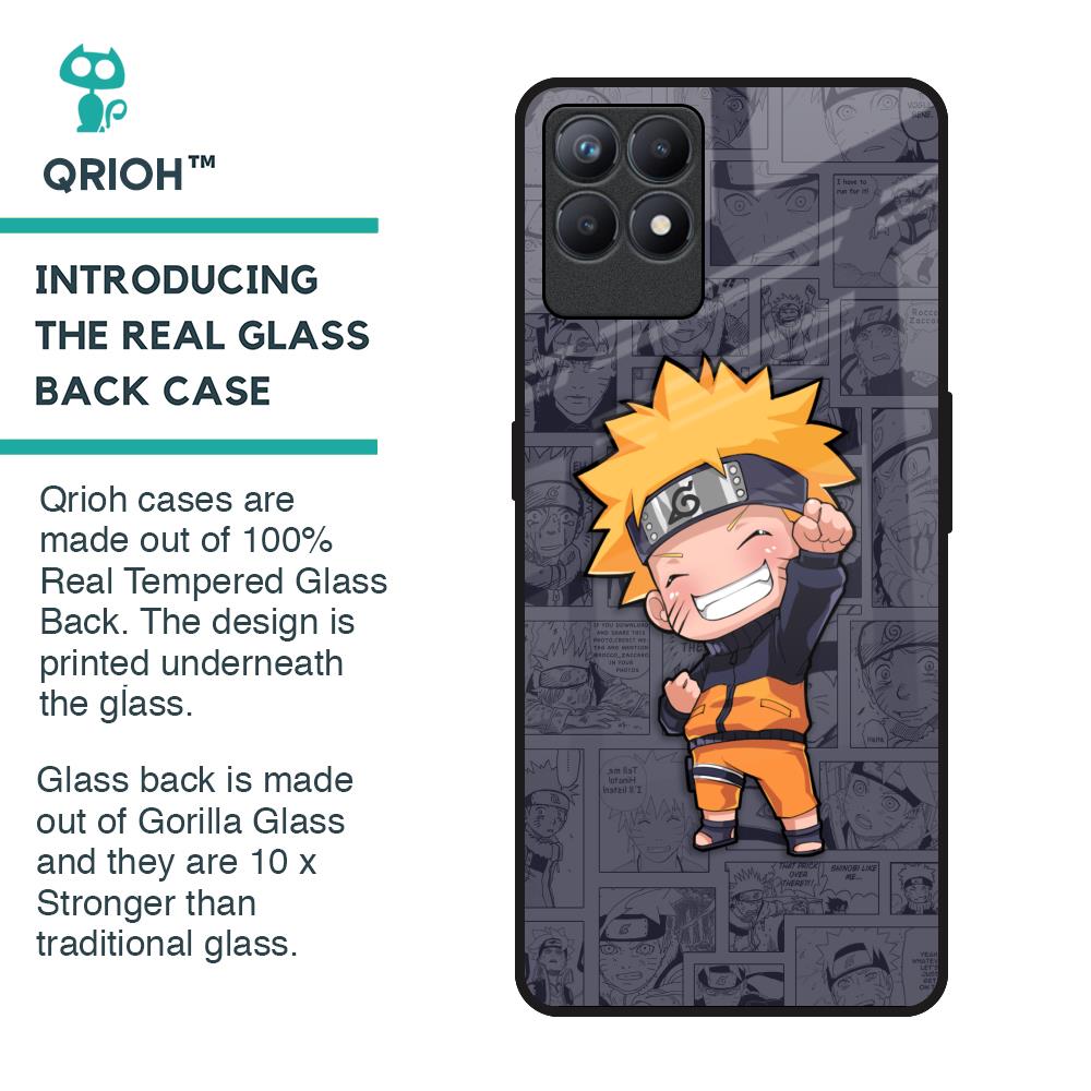 Orange Chubby Glass Case for Realme Narzo 50
